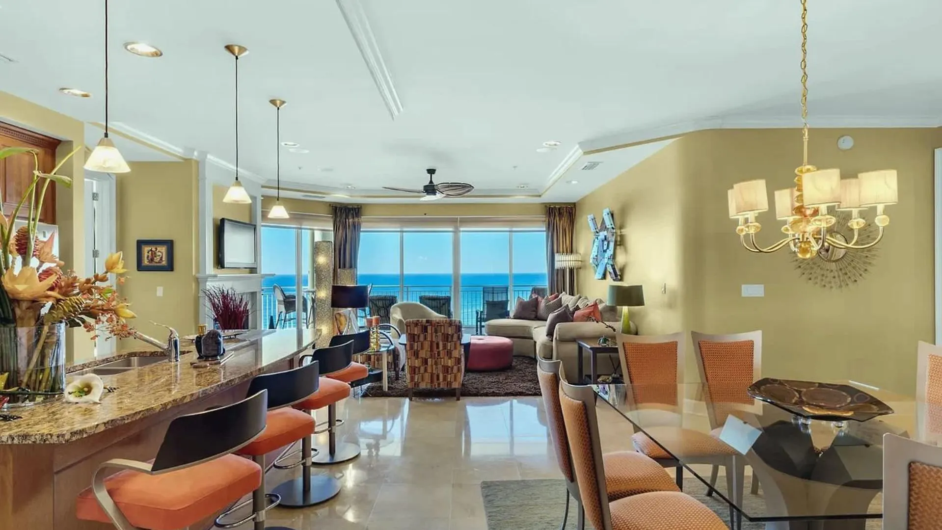 Stunning 3 Bedroom 3 Bath Gulf-Front Villa Destin